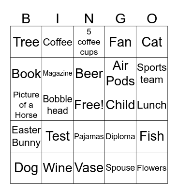 Video Conference Bingo Card