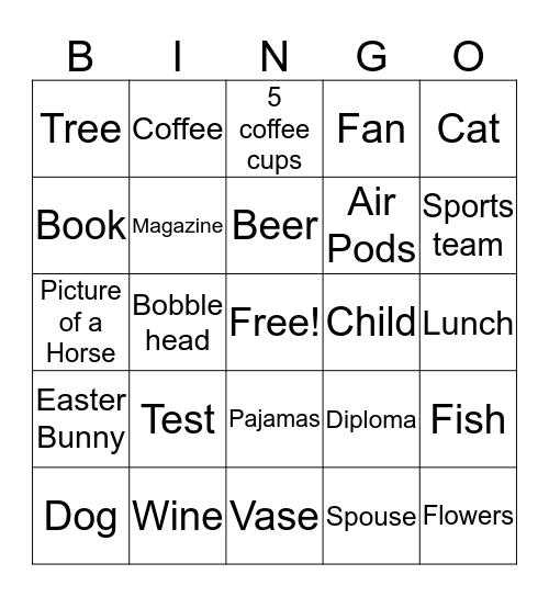 Video Conference Bingo Card