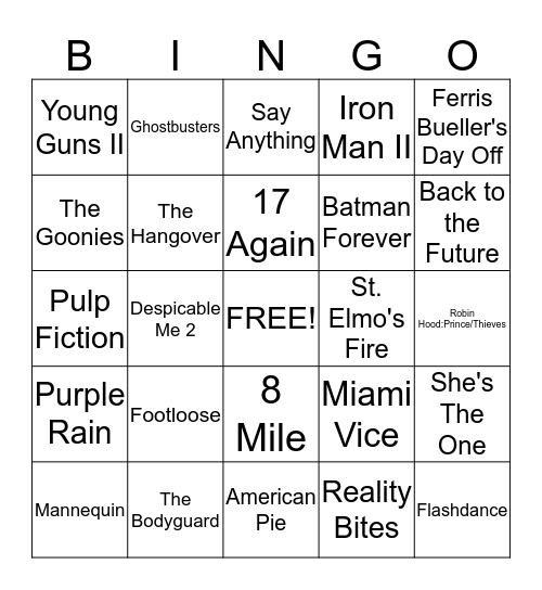 Masters of Musicology - Soundtracks Bingo Card