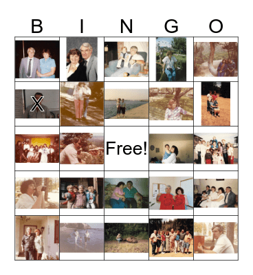 Hardy Family Reunion 2020  Bingo Card