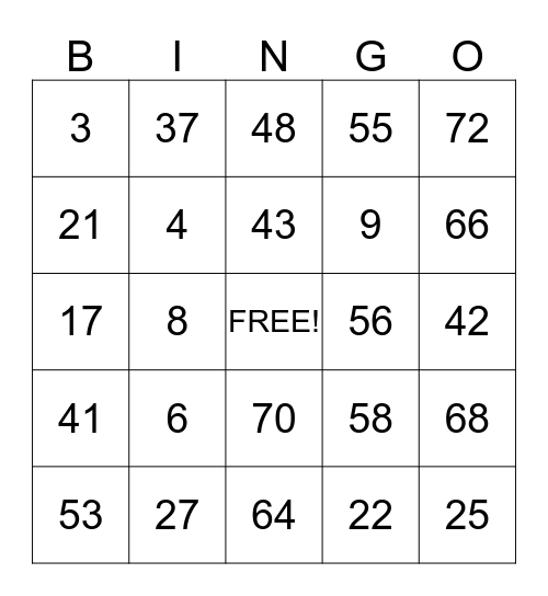 Flowserve PMC Safety Bingo Card