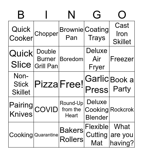 PAMPERED BINGO Card