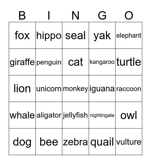 Mixer Bingo! - 5 Bingo Card