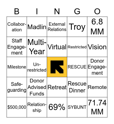 ALL STAFF BINGO Card
