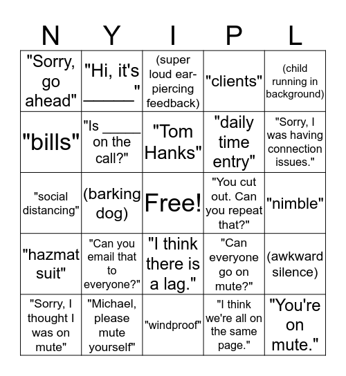 GT NY IP Litigation BINGO Card