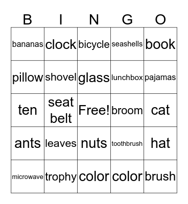 what Bingo Card