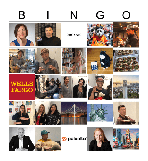 RAPP/Organic Bingo Card