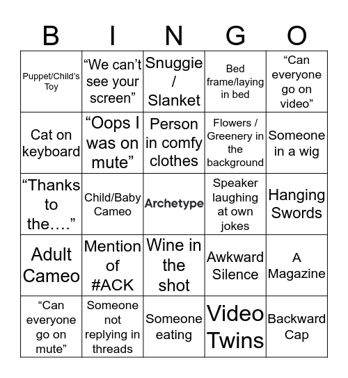 #region-na Staff Bingo - 3.19.20 Bingo Card