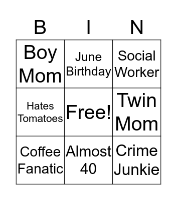 Andrea's Bingo  Bingo Card