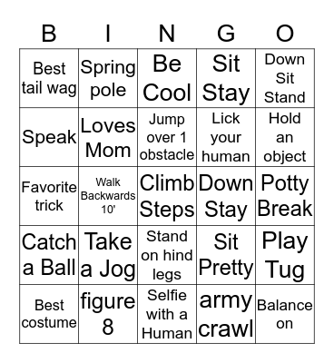 Juliet Bravo Bingo Card