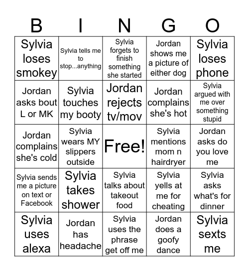 Ron Bingo 3 Bingo Card