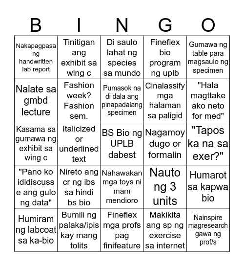 IBS Bingo Batch 18 ver Bingo Card