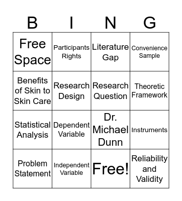 Kangaroo Bingo  Bingo Card