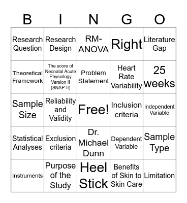 Kangaroo Bingo  Bingo Card
