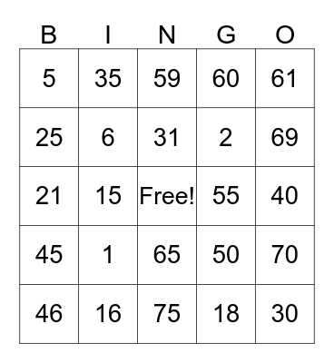 GOING CRAZY AT HOME Bingo Card