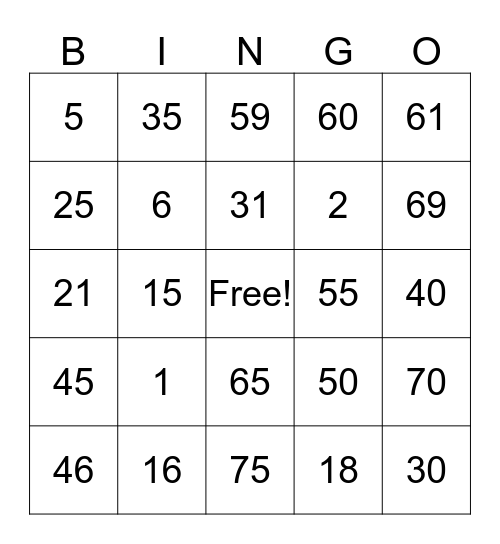 GOING CRAZY AT HOME Bingo Card