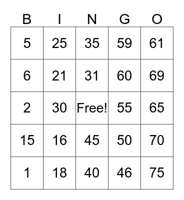 GOING CRAZY AT HOME Bingo Card