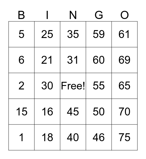 GOING CRAZY AT HOME Bingo Card