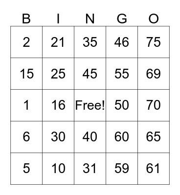 GOING CRAZY AT HOME Bingo Card