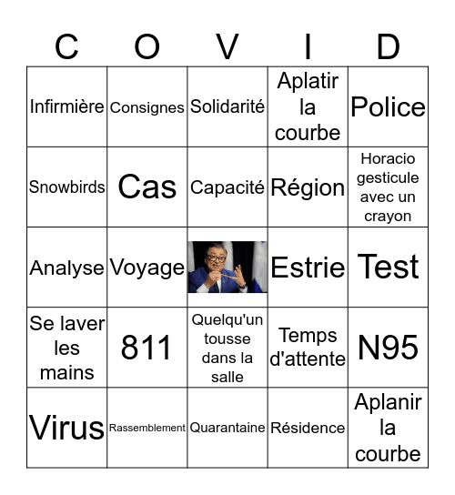 Le Bingo des Trottier! Bingo Card