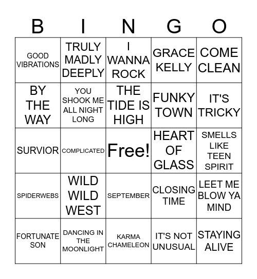 CODMOTHER (ROUND 1) Bingo Card
