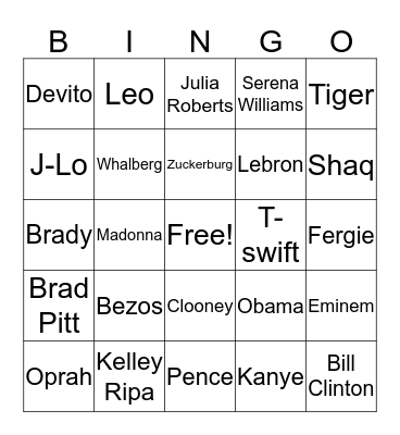 Covid Bingo Card