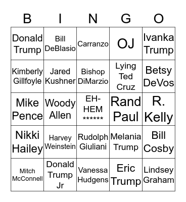 COVID 19 BINGO Card