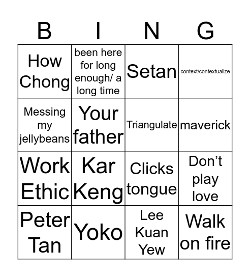WIN A BEER FROM SYED FAIZAL Bingo Card