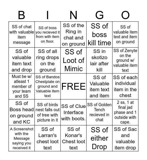 Bingo Rules Bingo Card