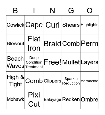 Salon 1897 Bingo Card