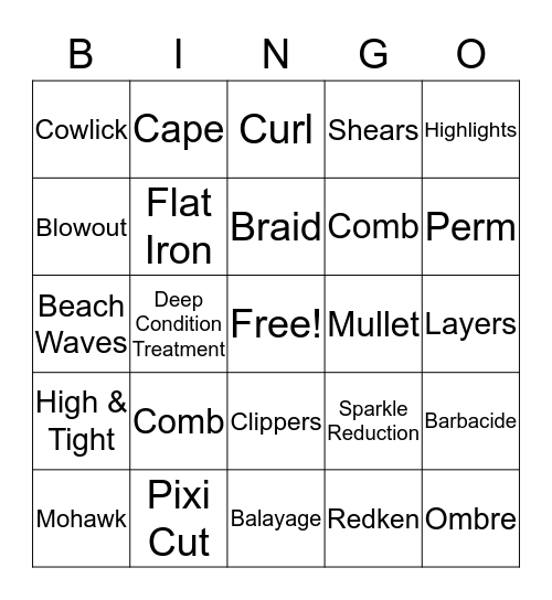 Salon 1897 Bingo Card