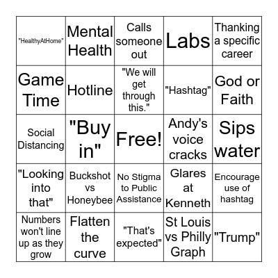 Brashear Bingo Card