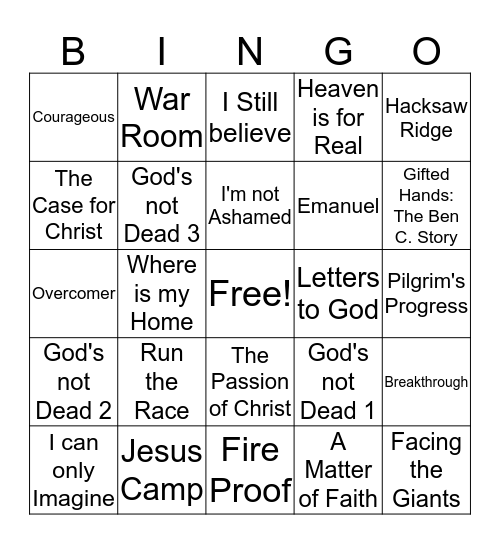 WATCHERs Edition Bingo Card