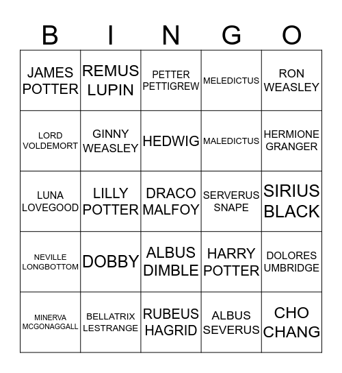 ARIA JIN Bingo Card