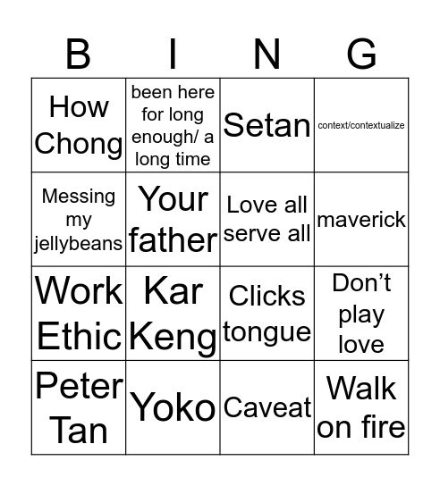 WIN A BEER FROM SYED FAIZAL Bingo Card
