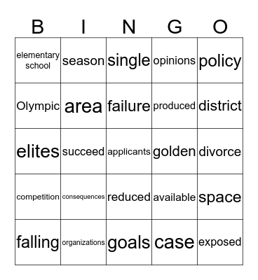 Meital Lasry Bingo Card