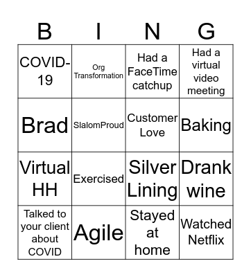 OE Virtual HH Bingo Card