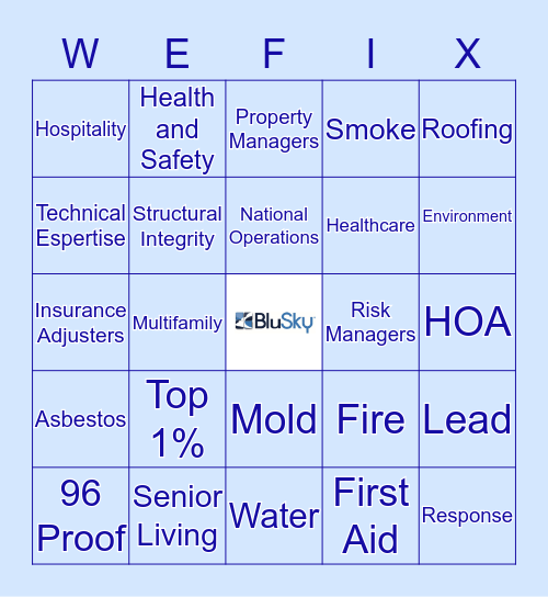 BluSky Bingo Card