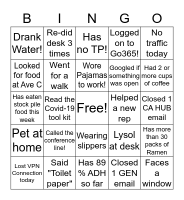 Get to know me Bingo! Bingo Card