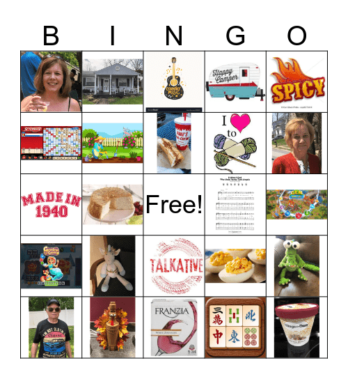 Betty's 80th Birthday Bingo Card