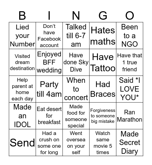 Quarantine BINGO  Bingo Card
