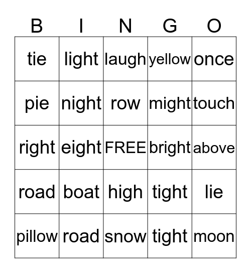 Beckett's Bingo Card