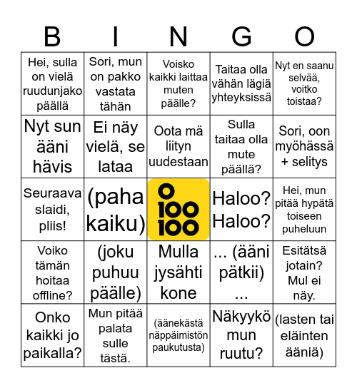 (BIN)GO TEAMS (BIN)GO!  Bingo Card
