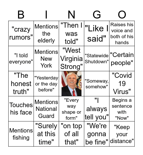 Justice Bingo Card