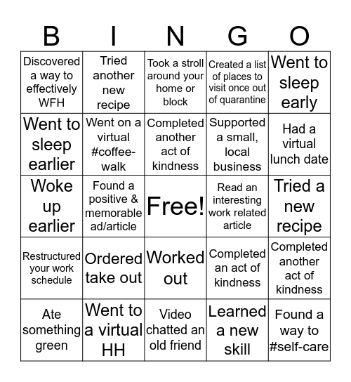 Bingo Time @ Everlane! Bingo Card