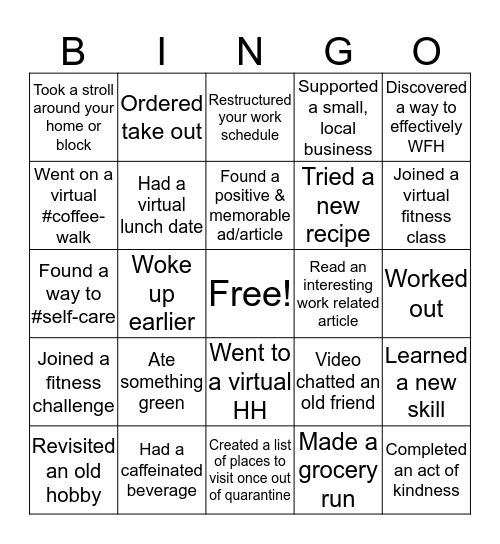 Bingo Time @ Everlane! Bingo Card