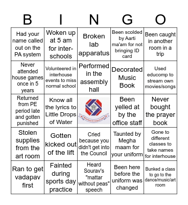 HFS Bingo for OG Hiraites Bingo Card