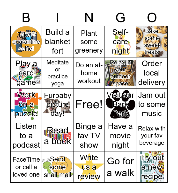 The Astoria Bingo Tournament Bingo Card