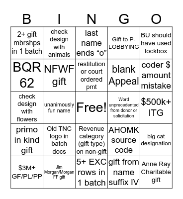 COMQUAT BINGO ROUND 4! Bingo Card