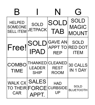 TITUSVILLE CSOKI BINGO Card
